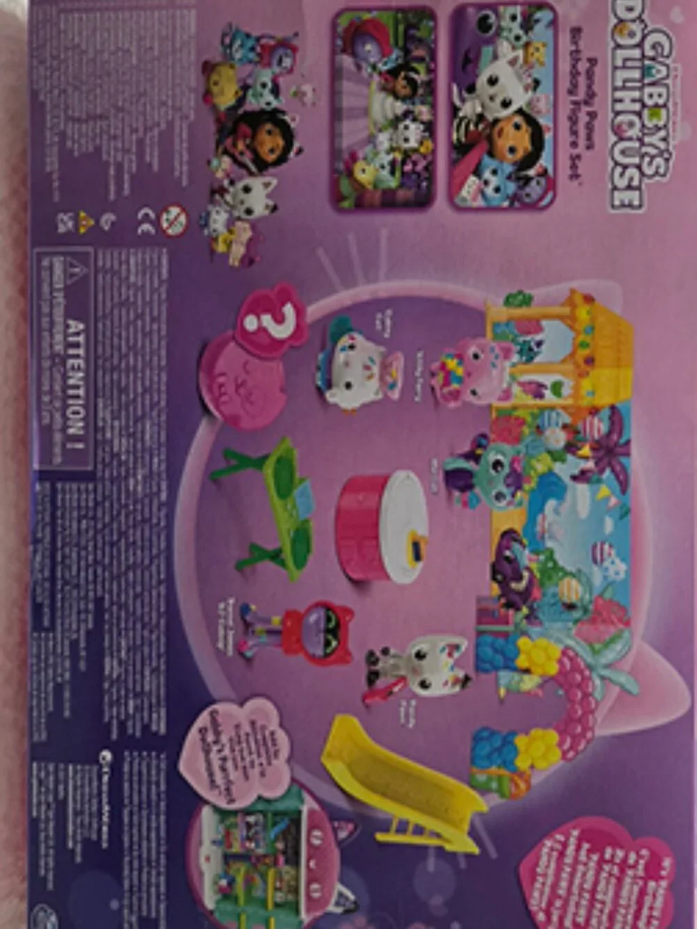 NEW Target Exclusive Gabby's Dollhouse Pandy Paws Birthday Figure Set Spin Maste